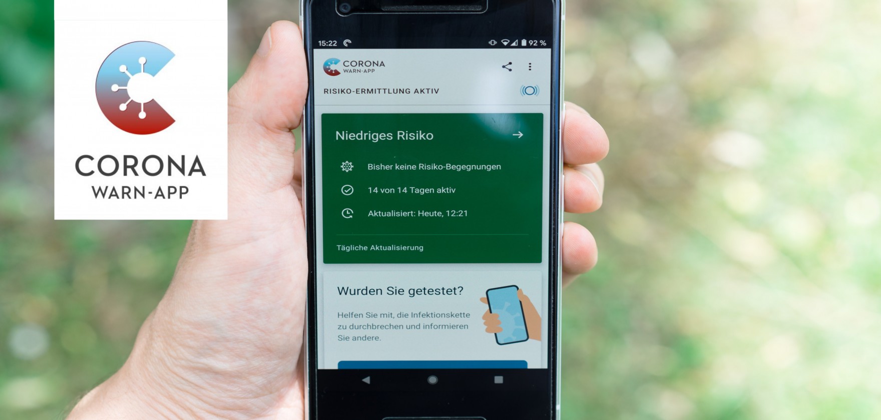 Corona Schnelltests - Mit Übermittlung in die Corona Warn-App Corona Schnelltests - Mit Übermittlung in die Corona Warn-App